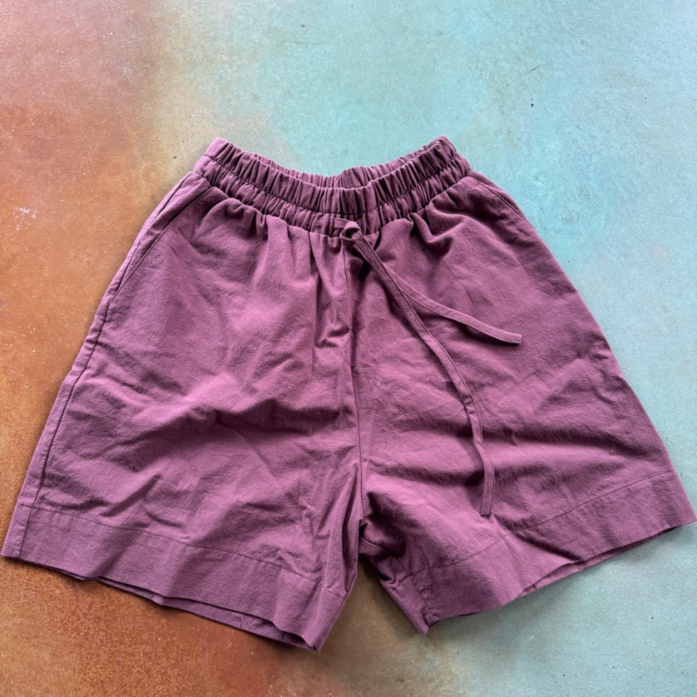 Free Label Midnight Mauve Cotton Crepe Lynn Short